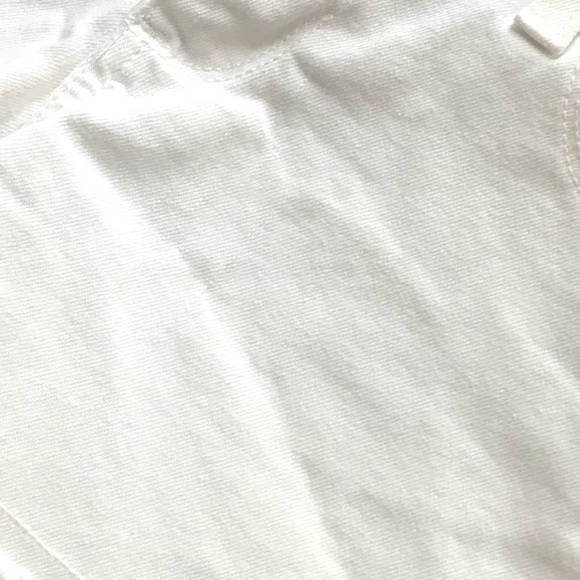 Paige White Fringed Denim Shorts - Picture 7 of 7